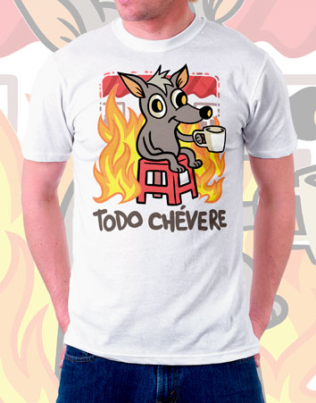 Polo Todo chevere (H) (Blanco)