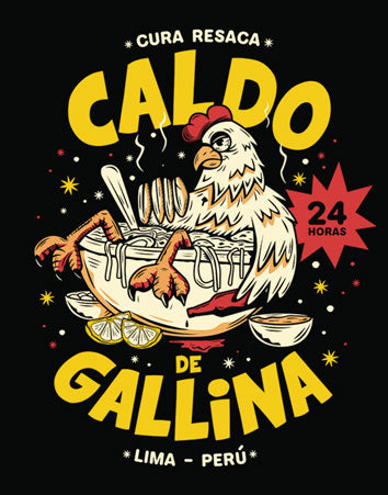 Polo Caldo de Gallina (H) (Negro)
