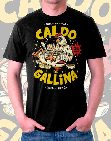 Polo Caldo de Gallina (H) (Negro)