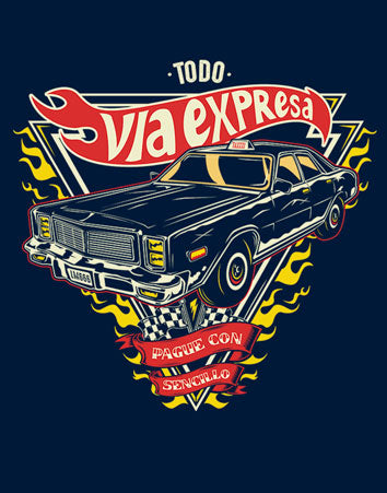 Polo Vía Expresa (H) (Azul)