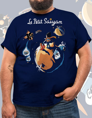 Polo Le Petit Saiyan (XXL) (Azul)