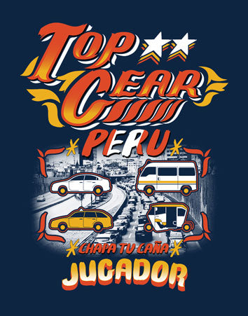 Polo Top Gear Perú (H) (Azul)