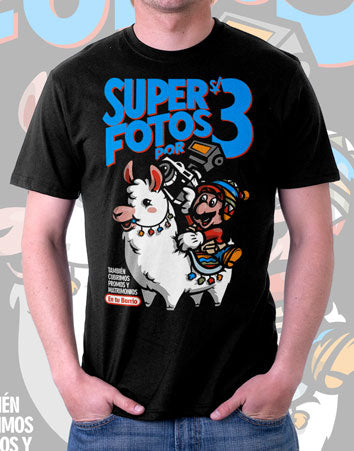 Polo Super Fotos (H) (Negro)